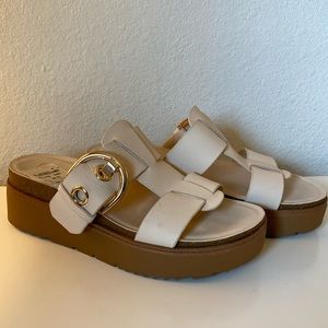 Franco Sarto block heel sandals 8.5